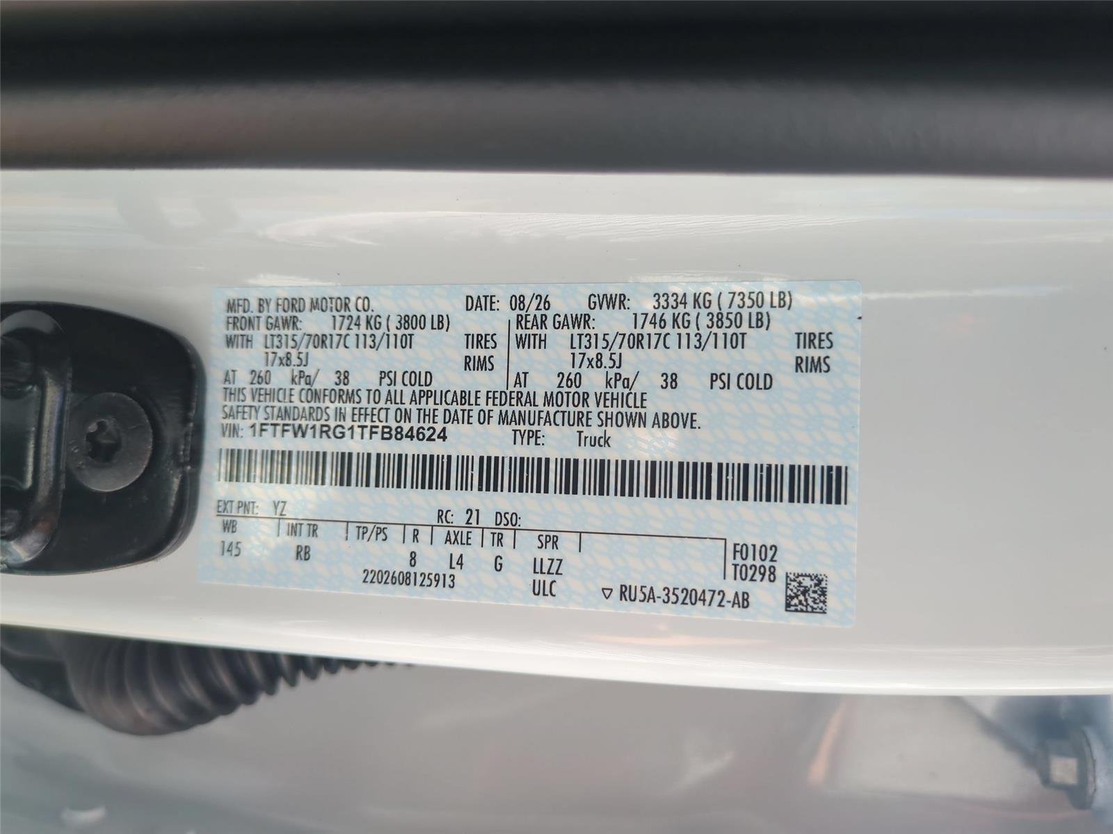 New 2026 Oxford White Ford Raptor® image 43