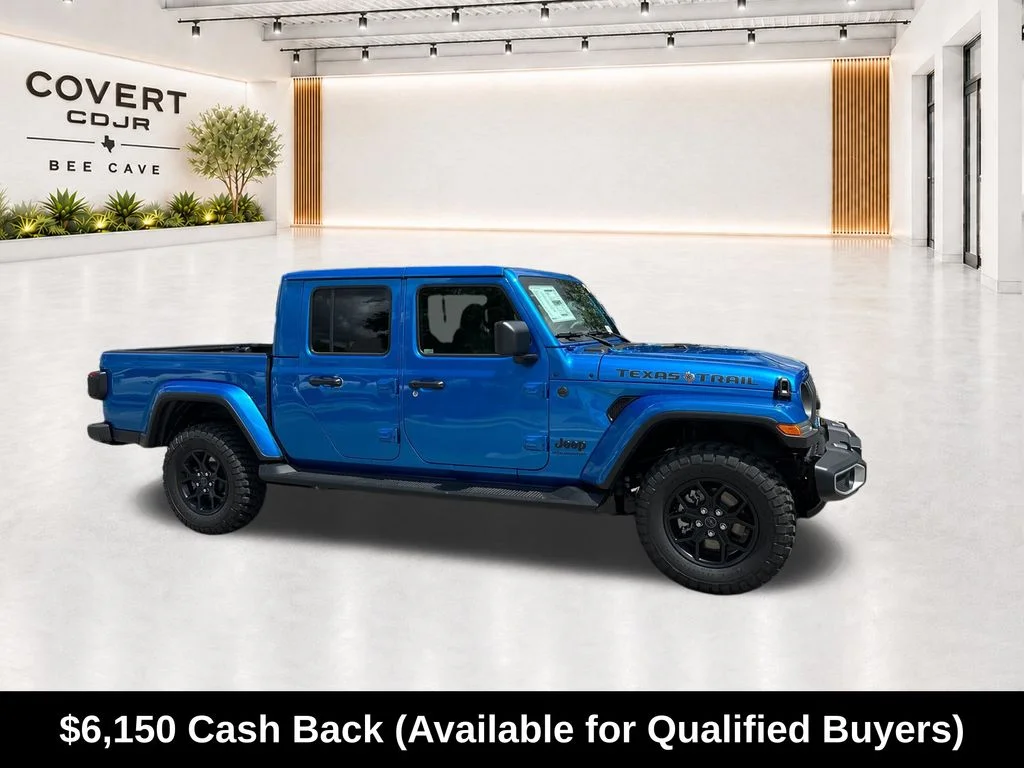 New 2026 Hydro Blue Pearlcoat Jeep Texas Trail image 13