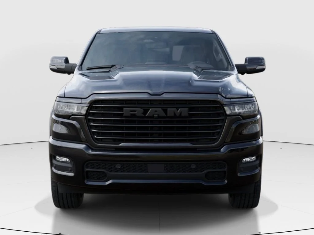 New 2026 Diamond Black Crystal Pearl-Coat Exterior Paint RAM Laramie image 7
