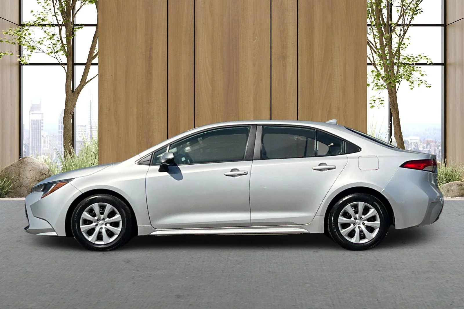 Certified Used 2025 Silver Toyota LE image 7