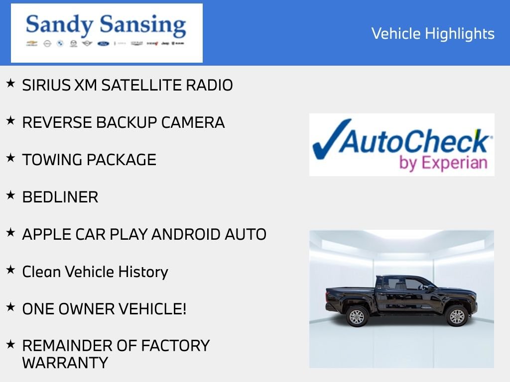 Used 2025 Black Toyota SR5 image 7