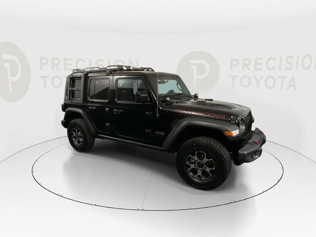 Used 2019 Black Clearcoat Jeep Unlimited Rubicon image 2