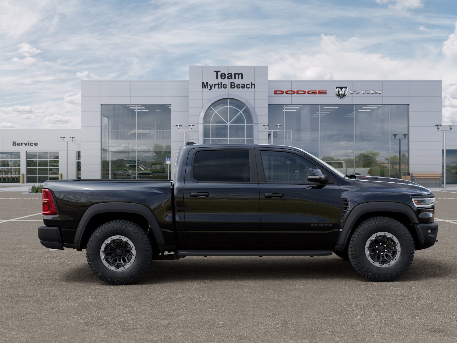 New 2026 Diamond Black Crystal Pearl-Coat Exterior Paint RAM RHO image 47