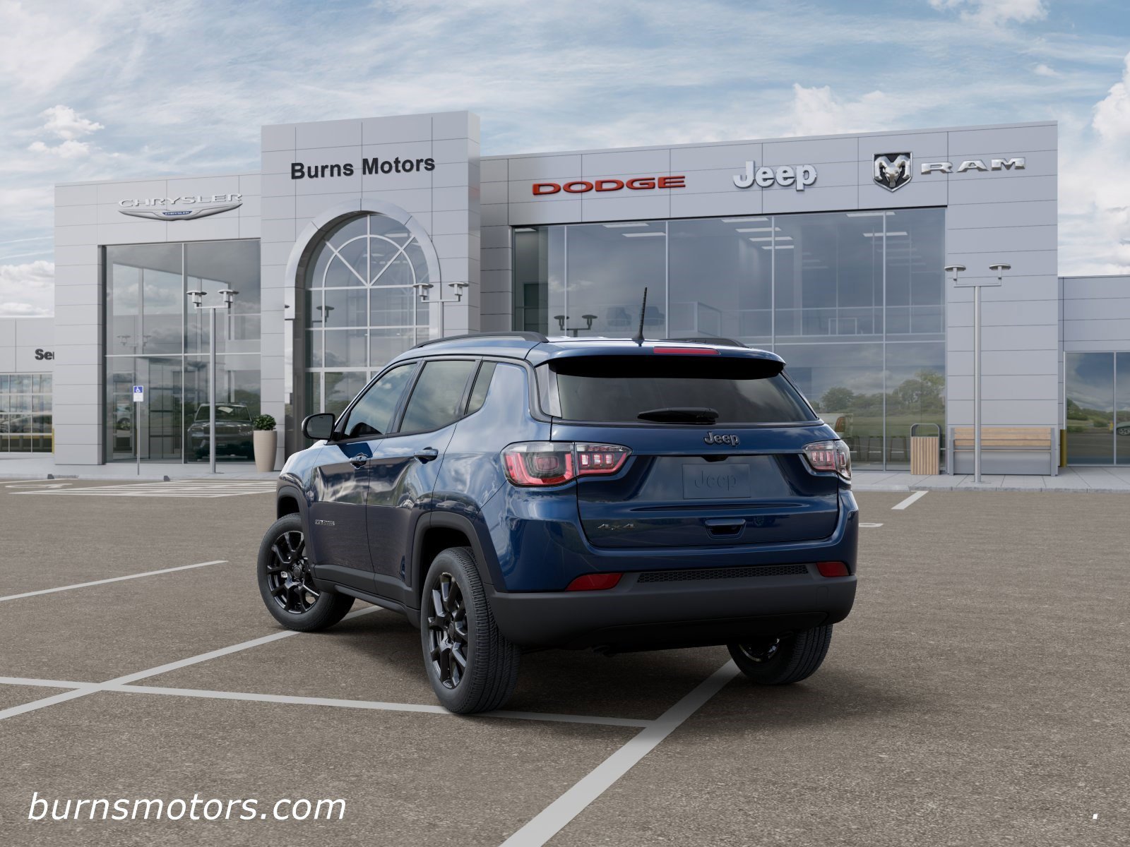 New 2026 Fathom Blue Pearl-Coat Exterior Paint Jeep Latitude Altitude image 3