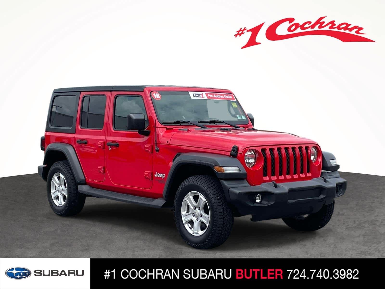 2018 Jeep Wrangler Unlimited Sport S