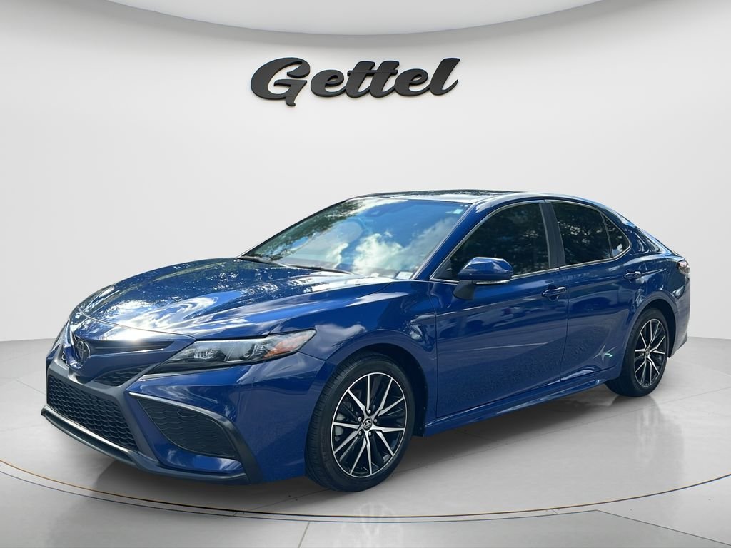 Certified Used 2023 Blue Toyota SE image 1