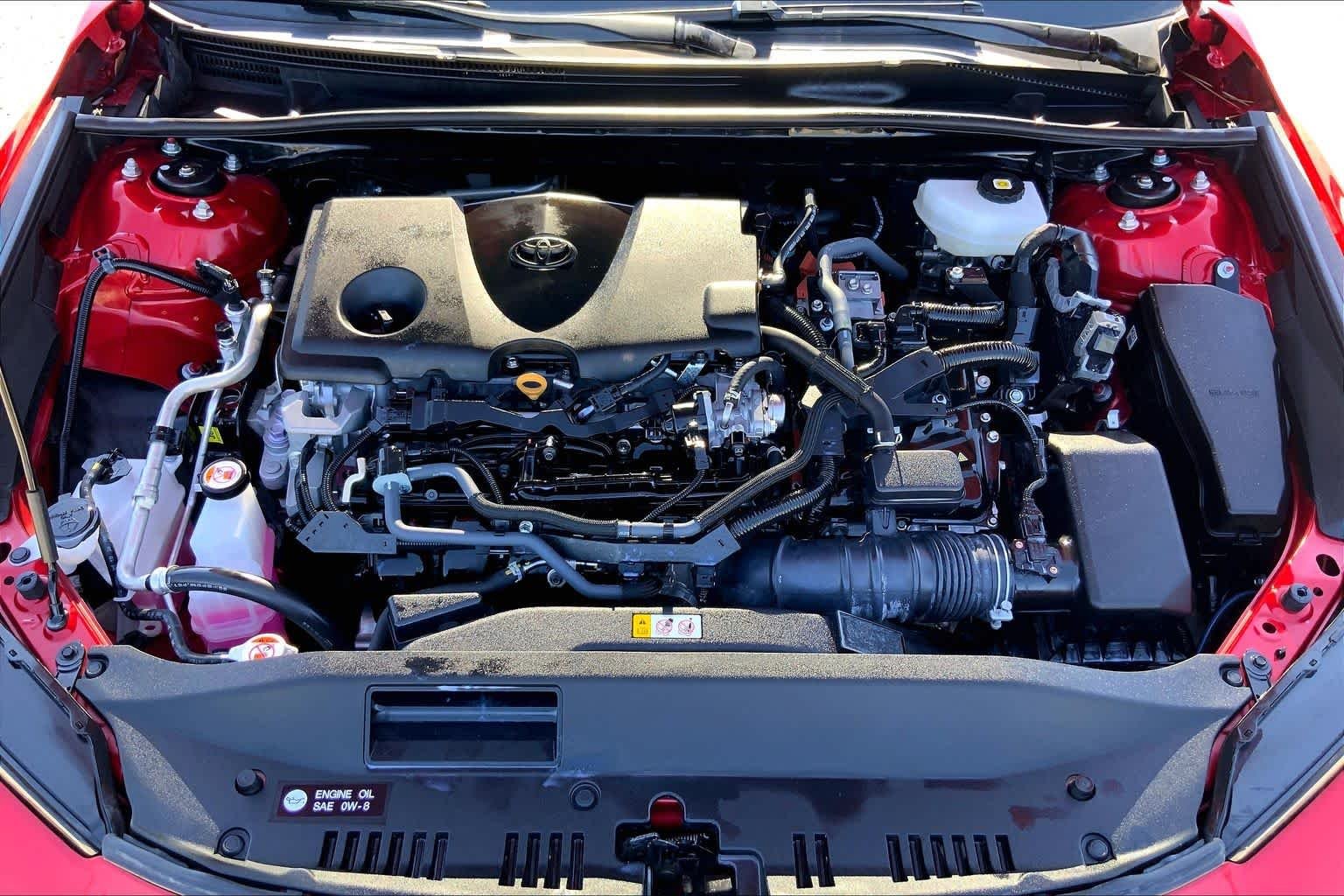 Used 2025 Supersonic Red Toyota LE image 31