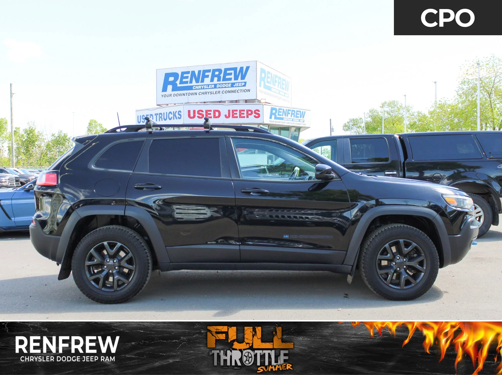 Certified Used 2019 Black Jeep Upland * One Owner | V6 | Apple CarPlay | Heated Seats | Roof Rails | Backup Camera image 1