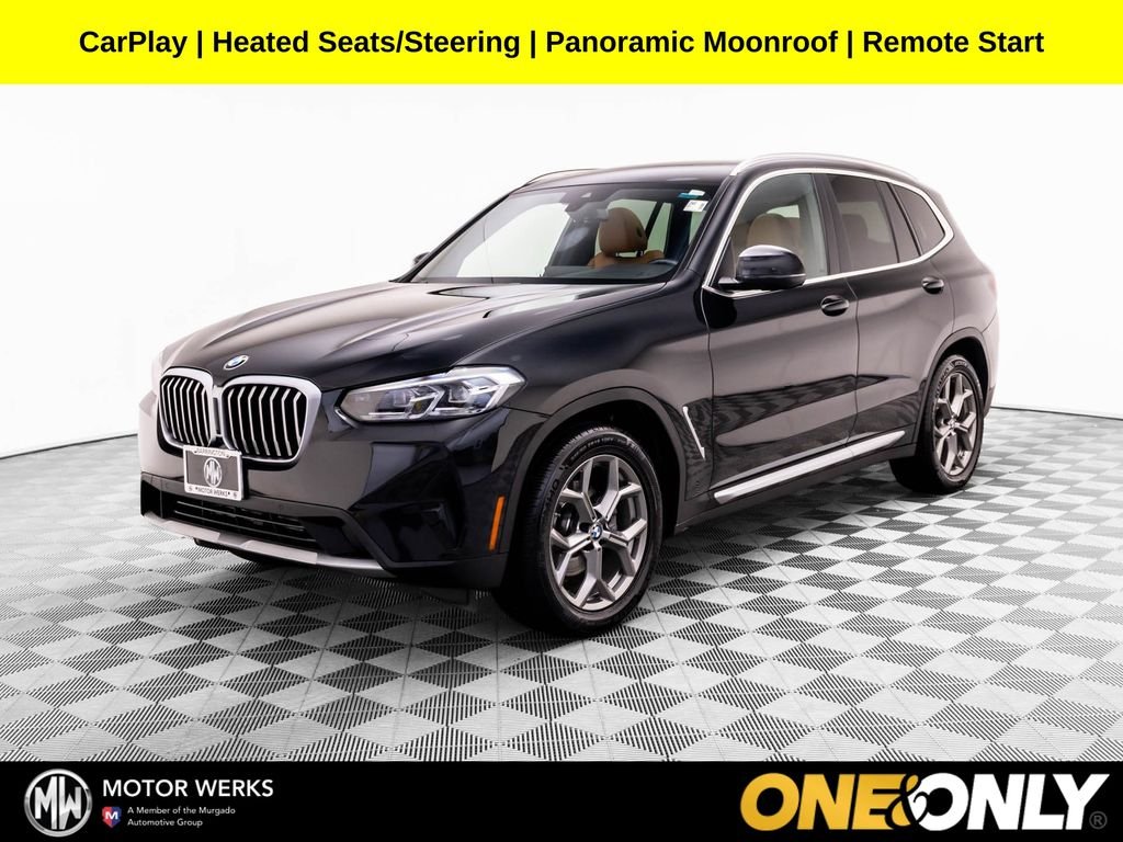 Used 2022 Black Sapphire Metallic BMW xDrive30i image 1