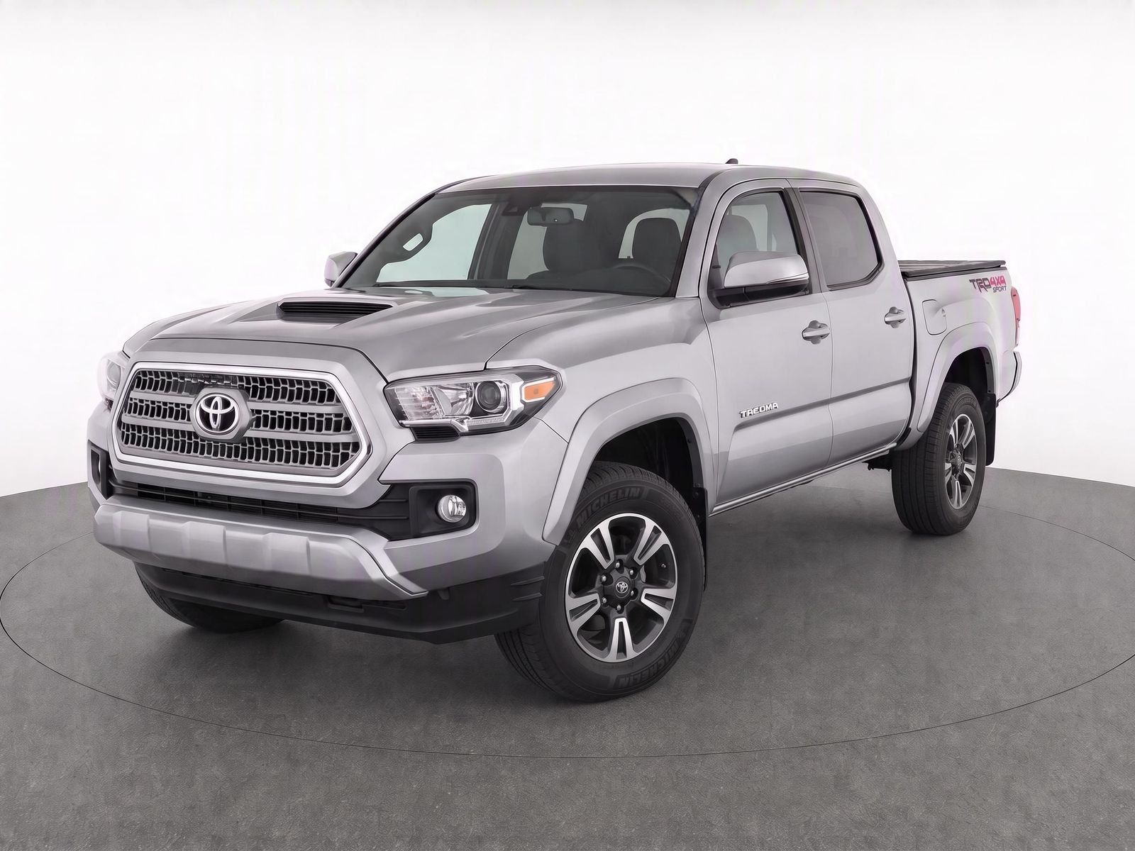 Used 2017 Silver Sky Metallic Toyota TRD Sport image 2