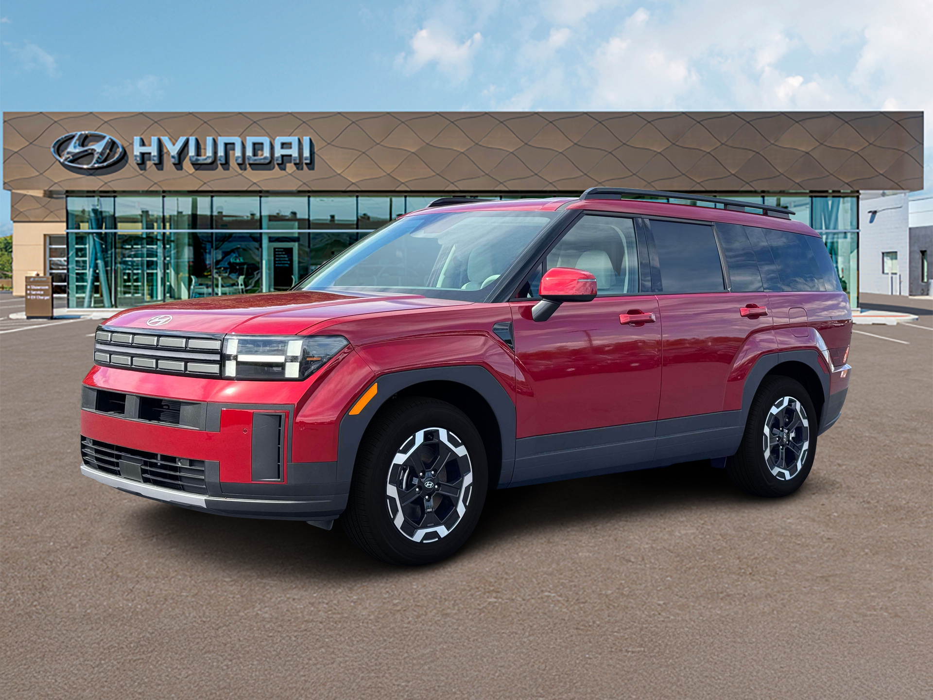 New 2027 Red Hyundai SEL AWD image 2