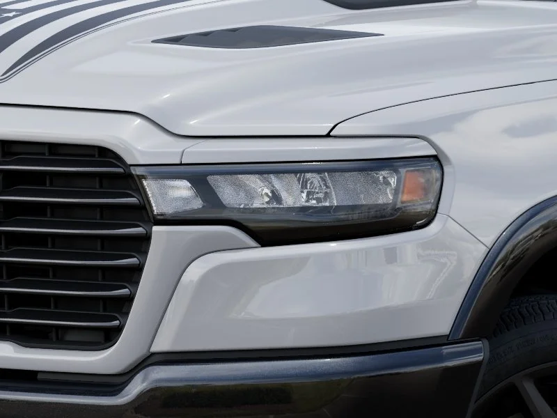 New 2026 Bright White Clear-Coat Exterior Paint RAM Laramie image 43