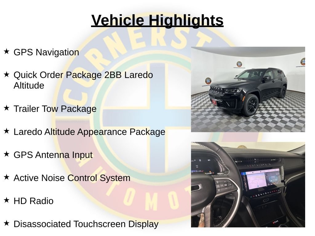 New 2026 Diamond Black Crystal Pearlcoat Jeep Altitude image 2