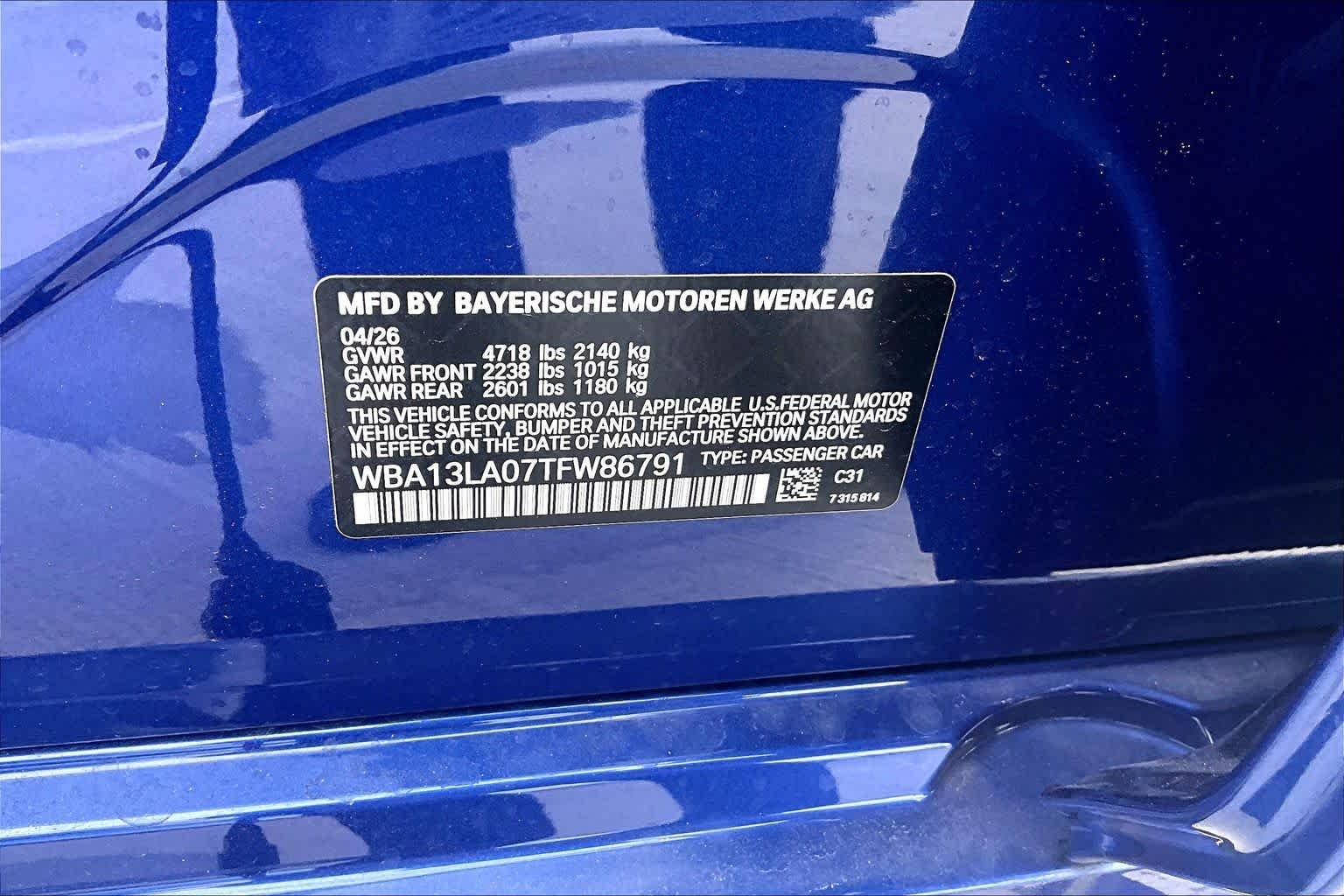 Used 2026 Portimao Blue Metallic BMW 330i image 32