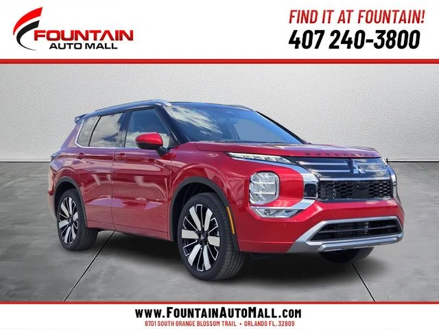 New 2026 Red Mitsubishi SEL image 1