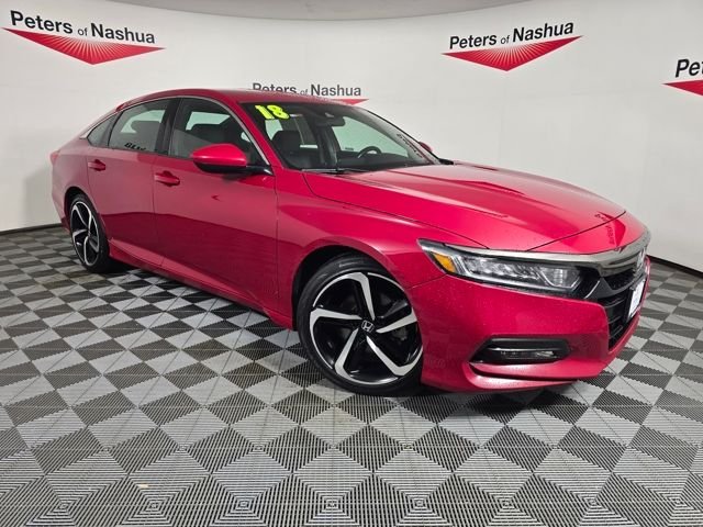 Certified Used 2018 San Marino Red Honda Sport image 1