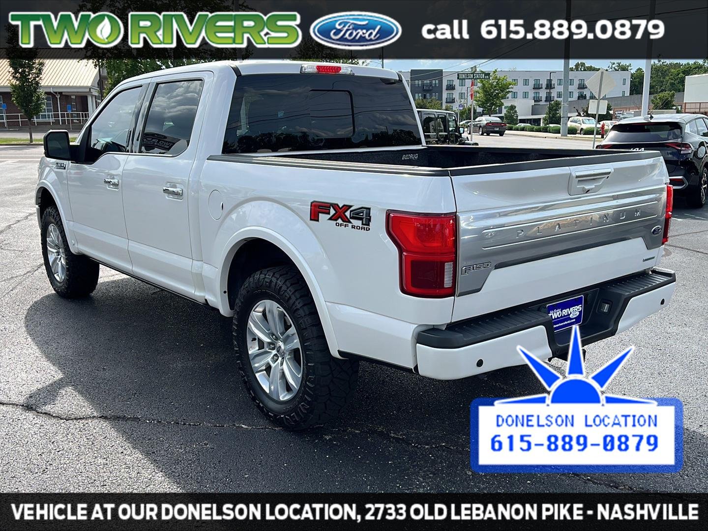 Used 2018 White Platinum Tri-Coat Metallic Ford Platinum image 10