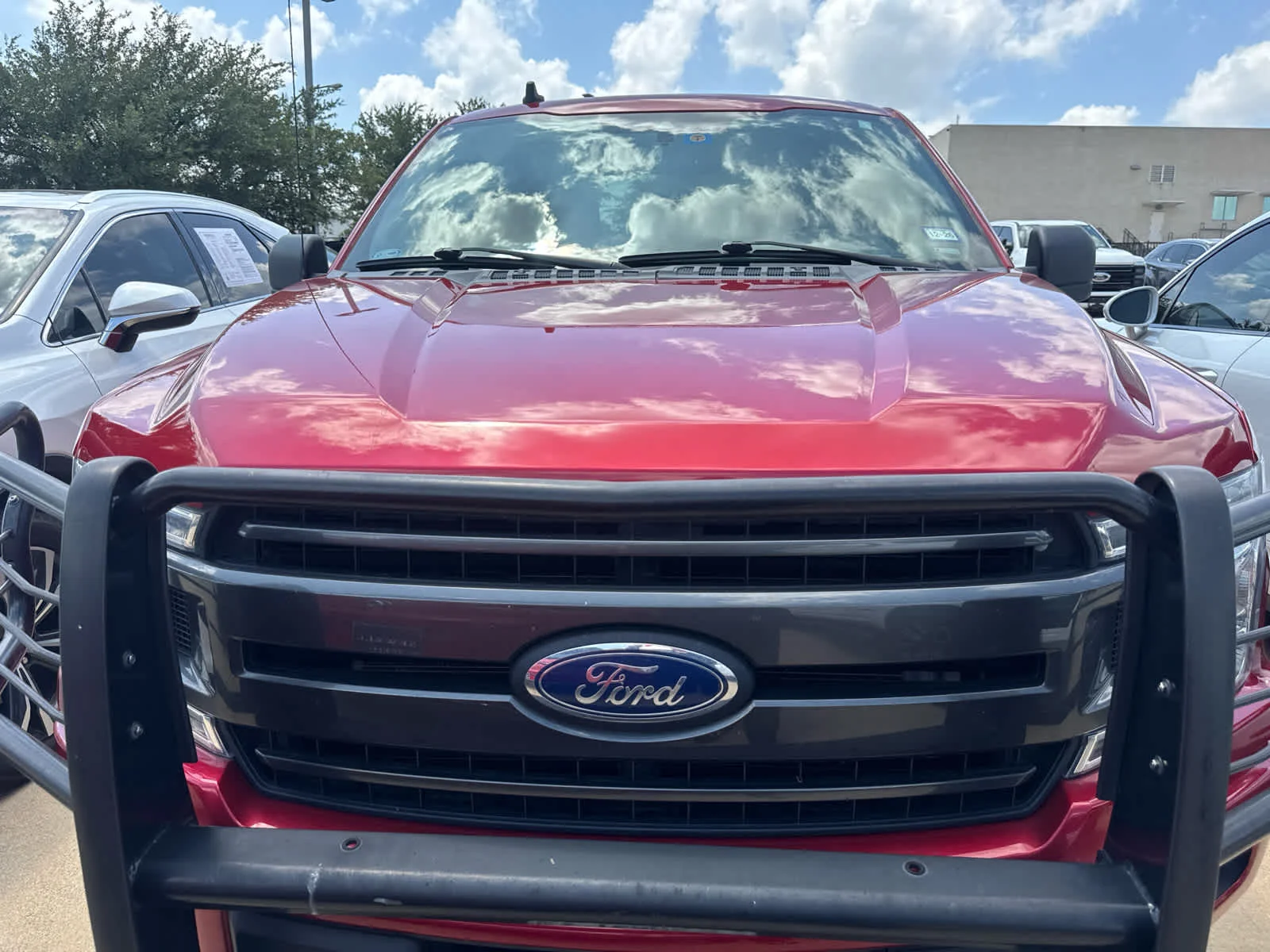 Used 2020 Rapid Red Metallic Tinted Clearcoat Ford XLT image 3