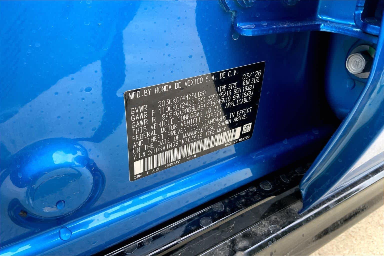 New 2026 Double Apex Blue Pearl II Acura w/A-Spec Package image 21