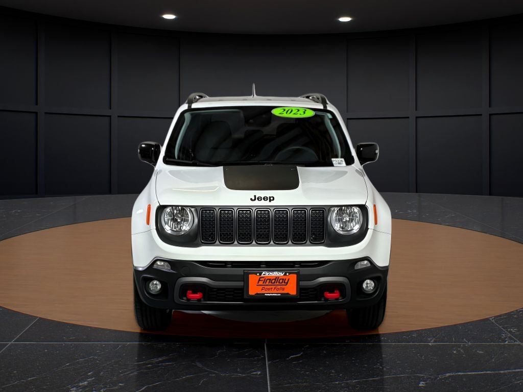 Certified Used 2023 White Jeep Trailhawk image 8