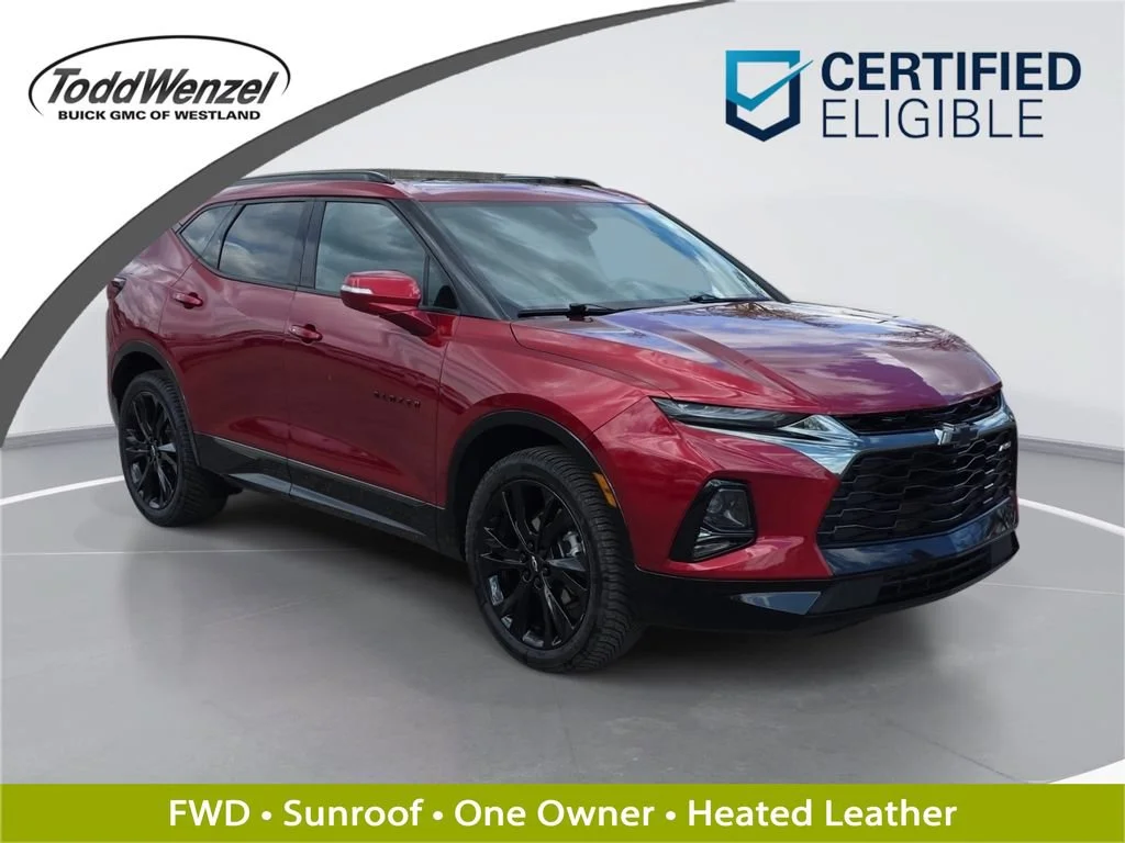 Certified Used 2022 Cherry Red Tintcoat Chevrolet RS image 1