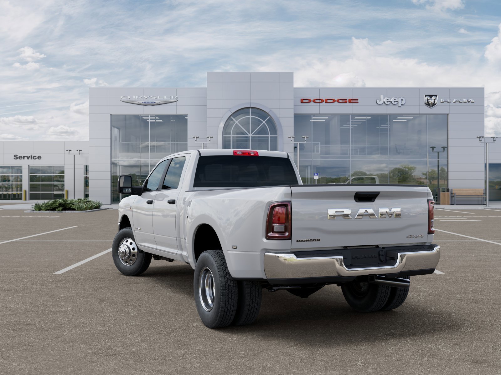 New 2026 Bright White Clearcoat RAM Big Horn image 3