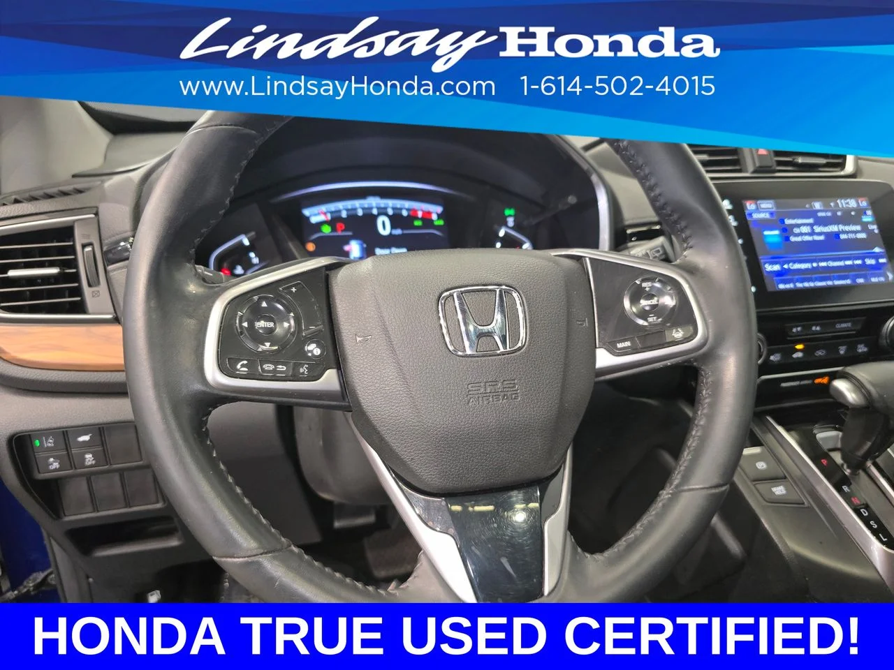 Certified Used 2020 Aegean Blue Metallic Honda EX-L image 16