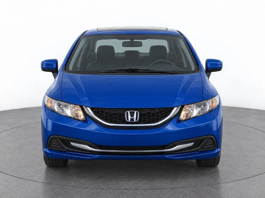 Used 2014 Blue Honda EX image 5