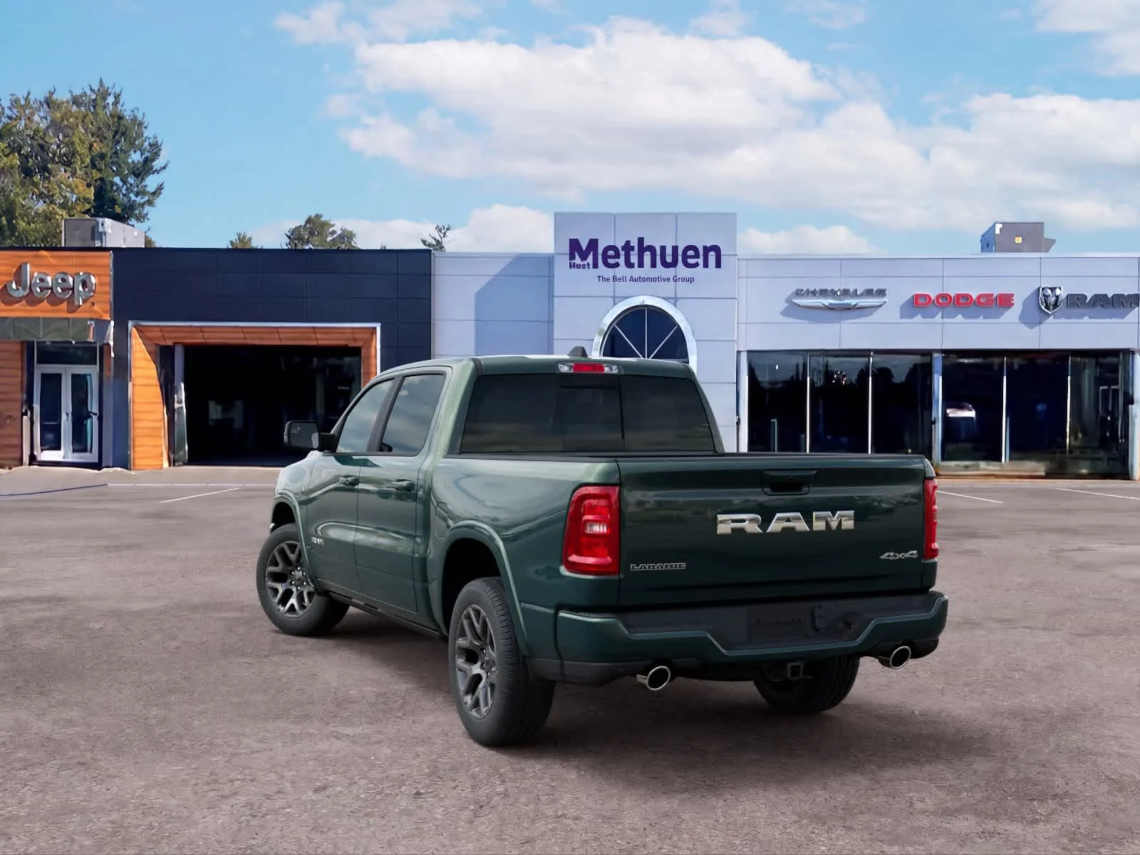 New 2027 Serrano Green Metallic Ram Laramie image 3