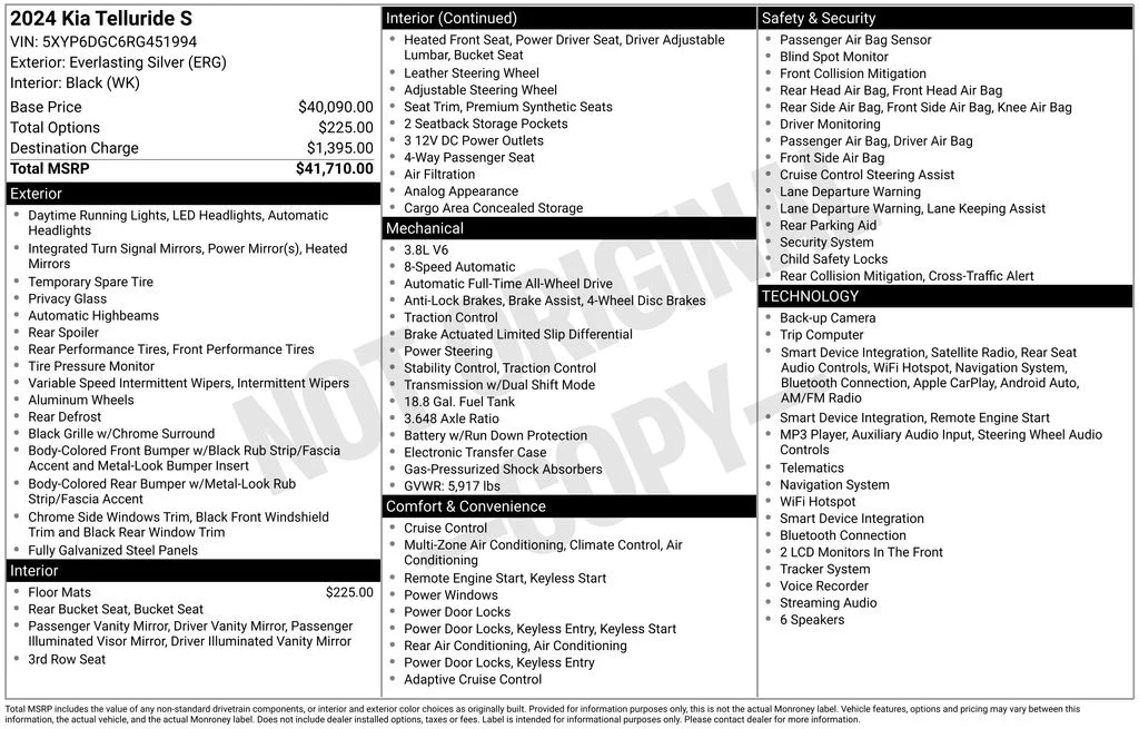 Used 2024 Silver Kia S image 7