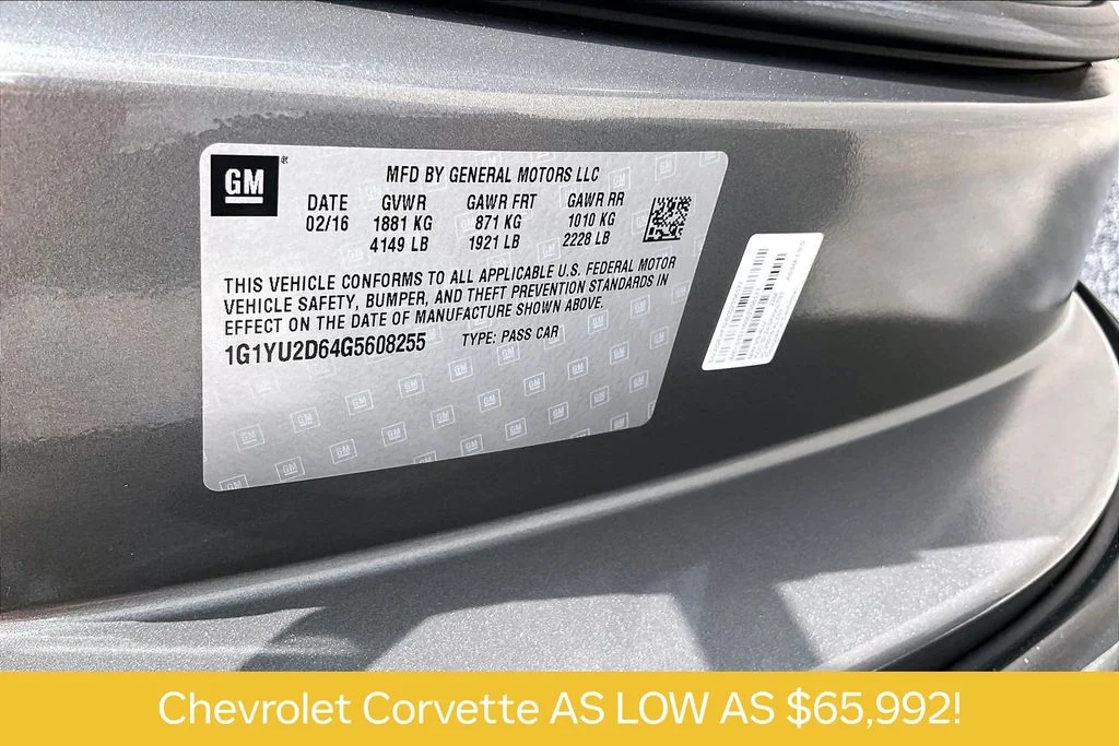 Used 2016 Gray Chevrolet Z06 image 28