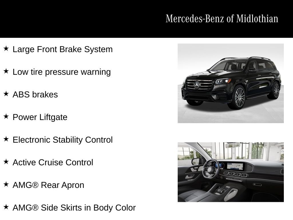 New 2026 Obsidian Black Metallic Mercedes-Benz GLS 450 image 12