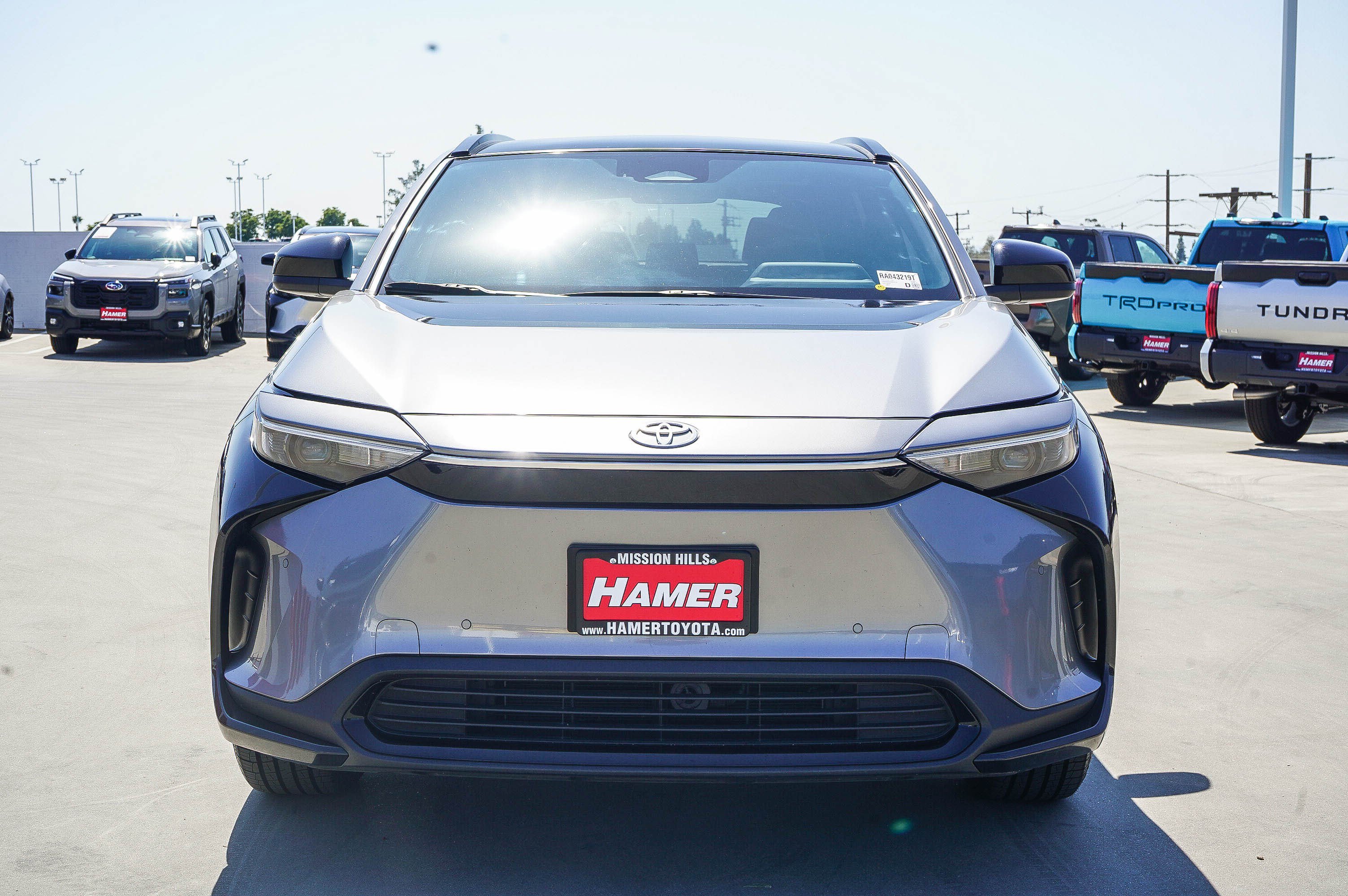 Certified 2024 Toyota bZ4X XLE with VIN JTMAAAAA3RA043219 for sale in Los Angeles, CA