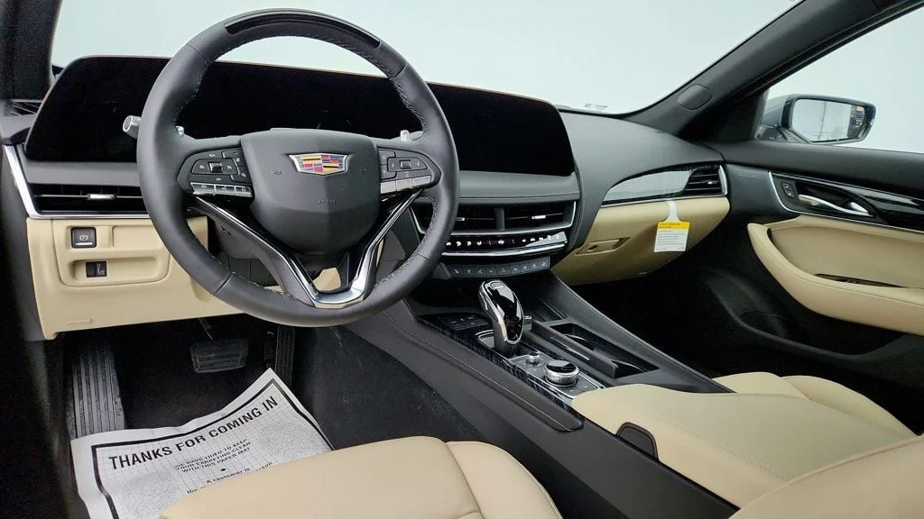 Used 2025 Argent Silver Metallic Cadillac 4dr Sedan Premium Luxury w/ Technology and Sun & Sound Packages image 13