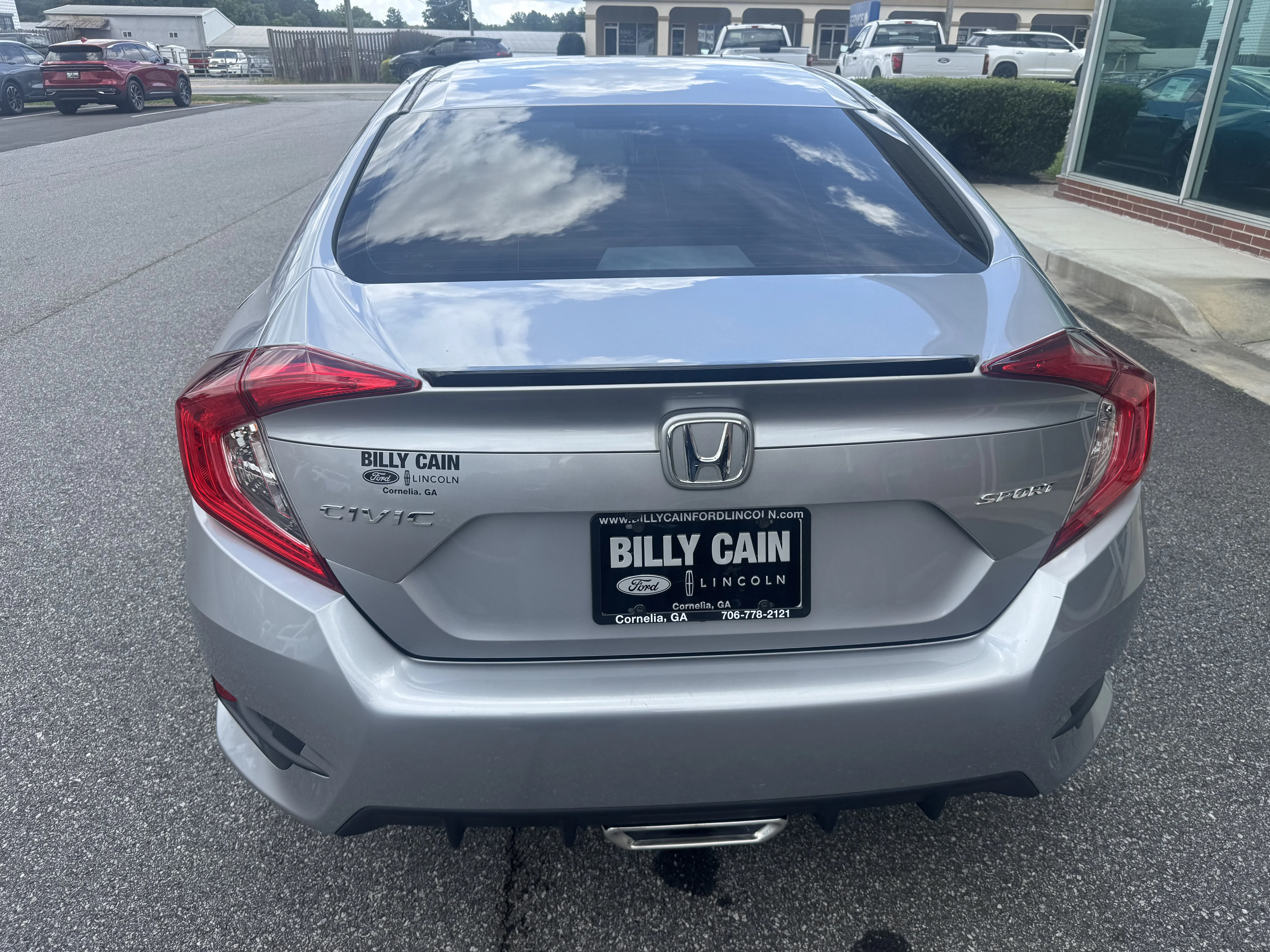 Used 2021 Lunar Silver Metallic Honda Sport image 3