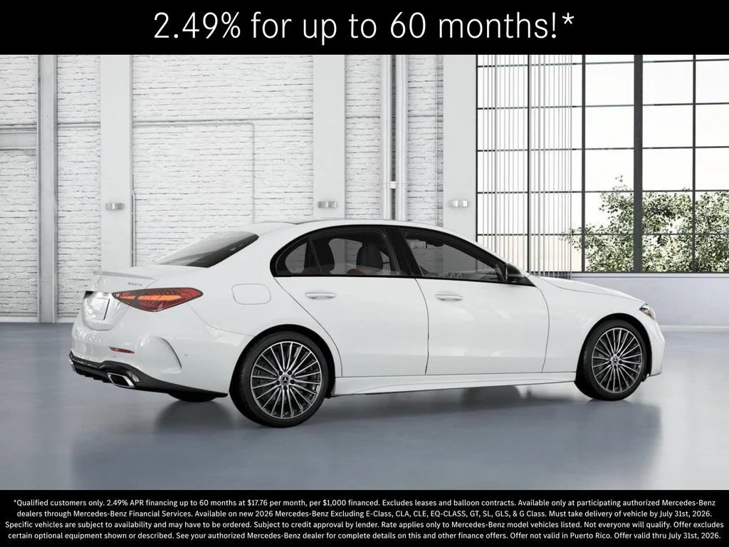 New 2026 Polar White Mercedes-Benz C 300 image 61