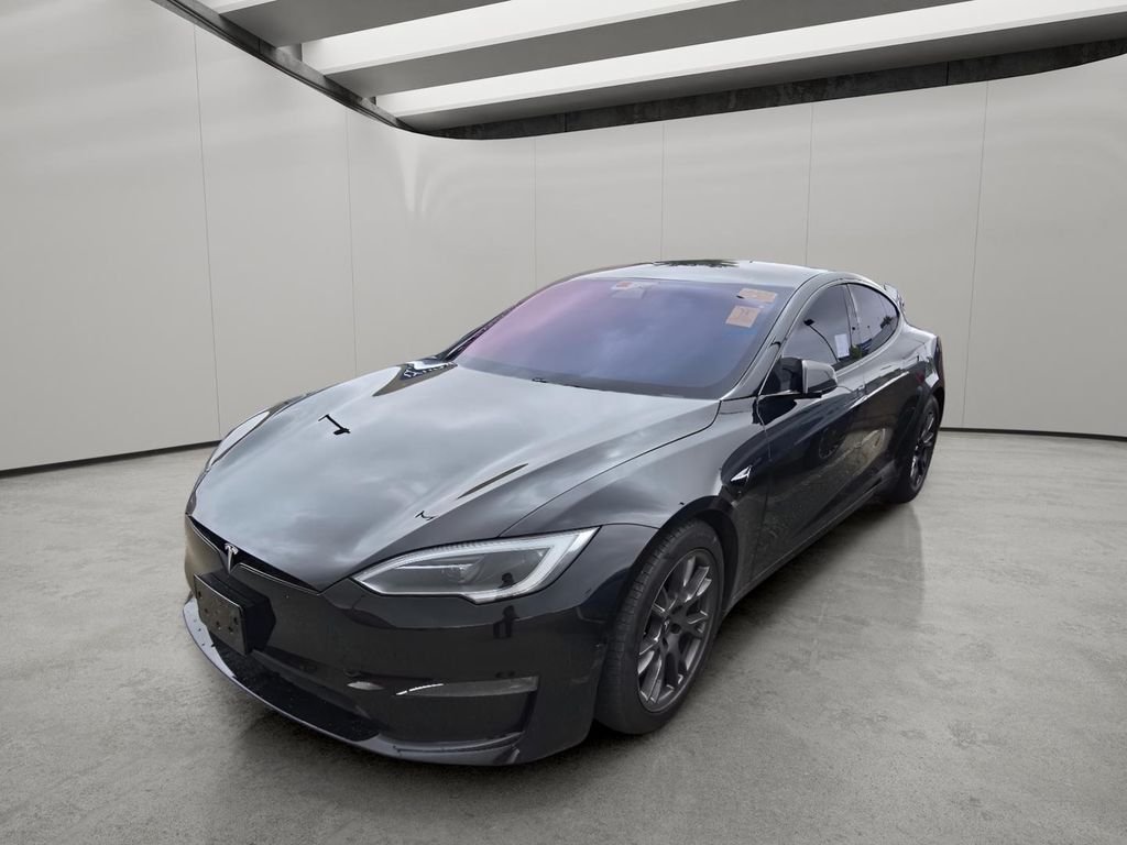 Used 2023 Deep Blue Metallic Tesla Plaid image 3