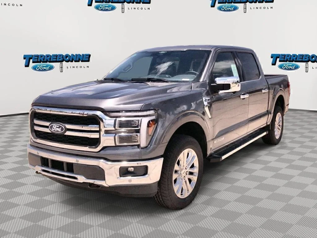 Used 2025 Gray Metallic Ford Lariat image 1