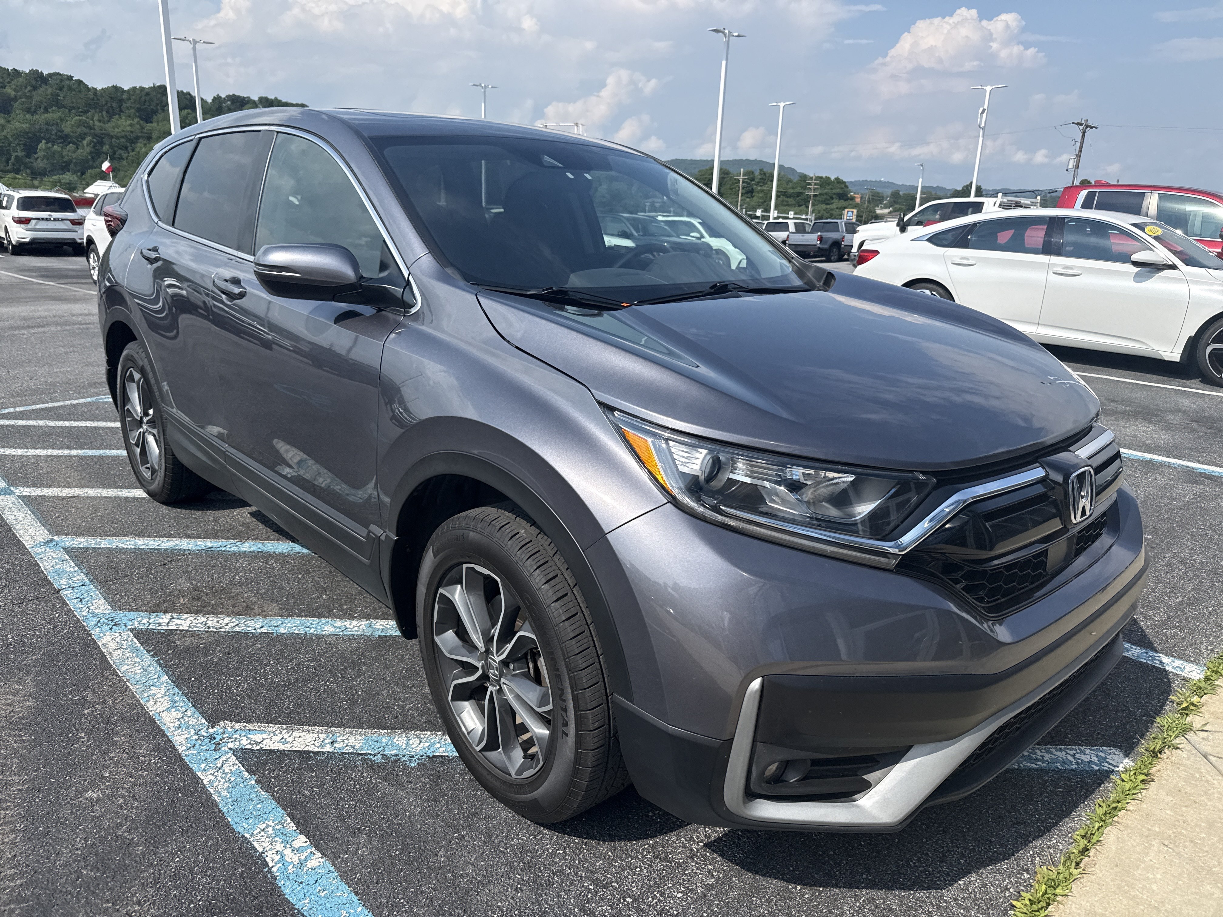 Used 2021 Modern Steel Metallic Honda EX image 1