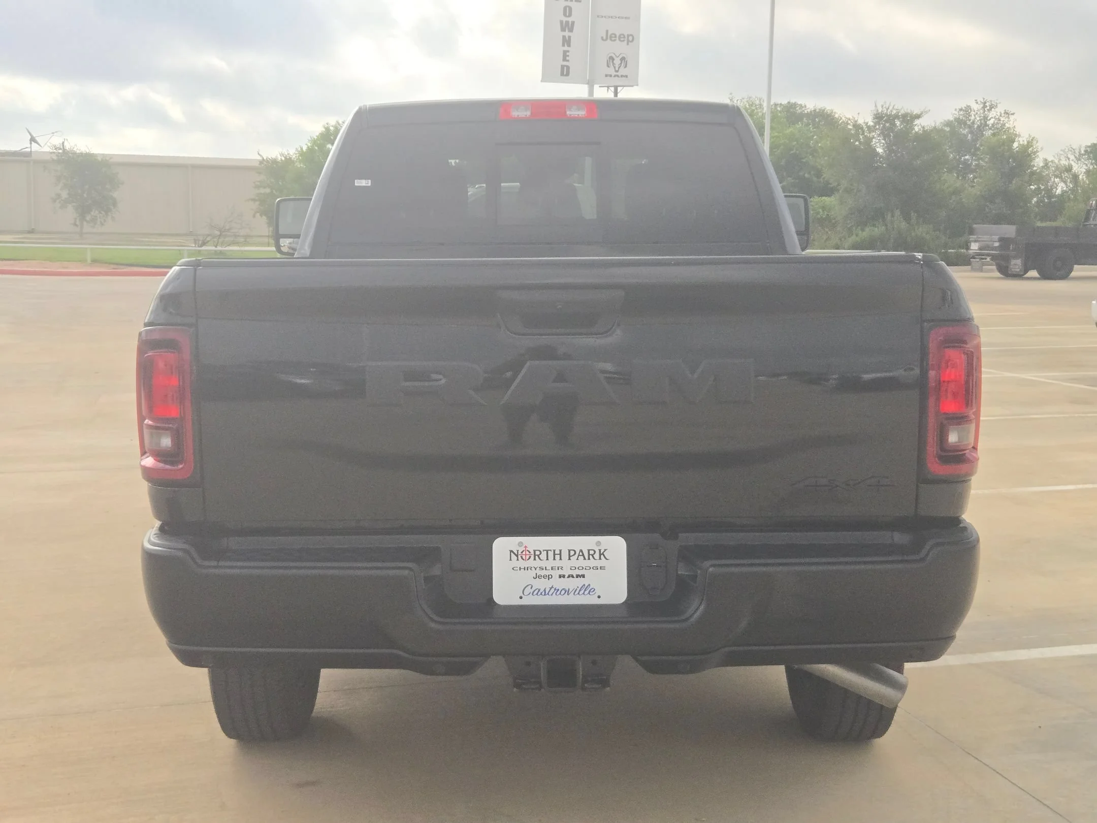 New 2026 Diamond Black Crystal Pearlcoat RAM Tradesman image 4