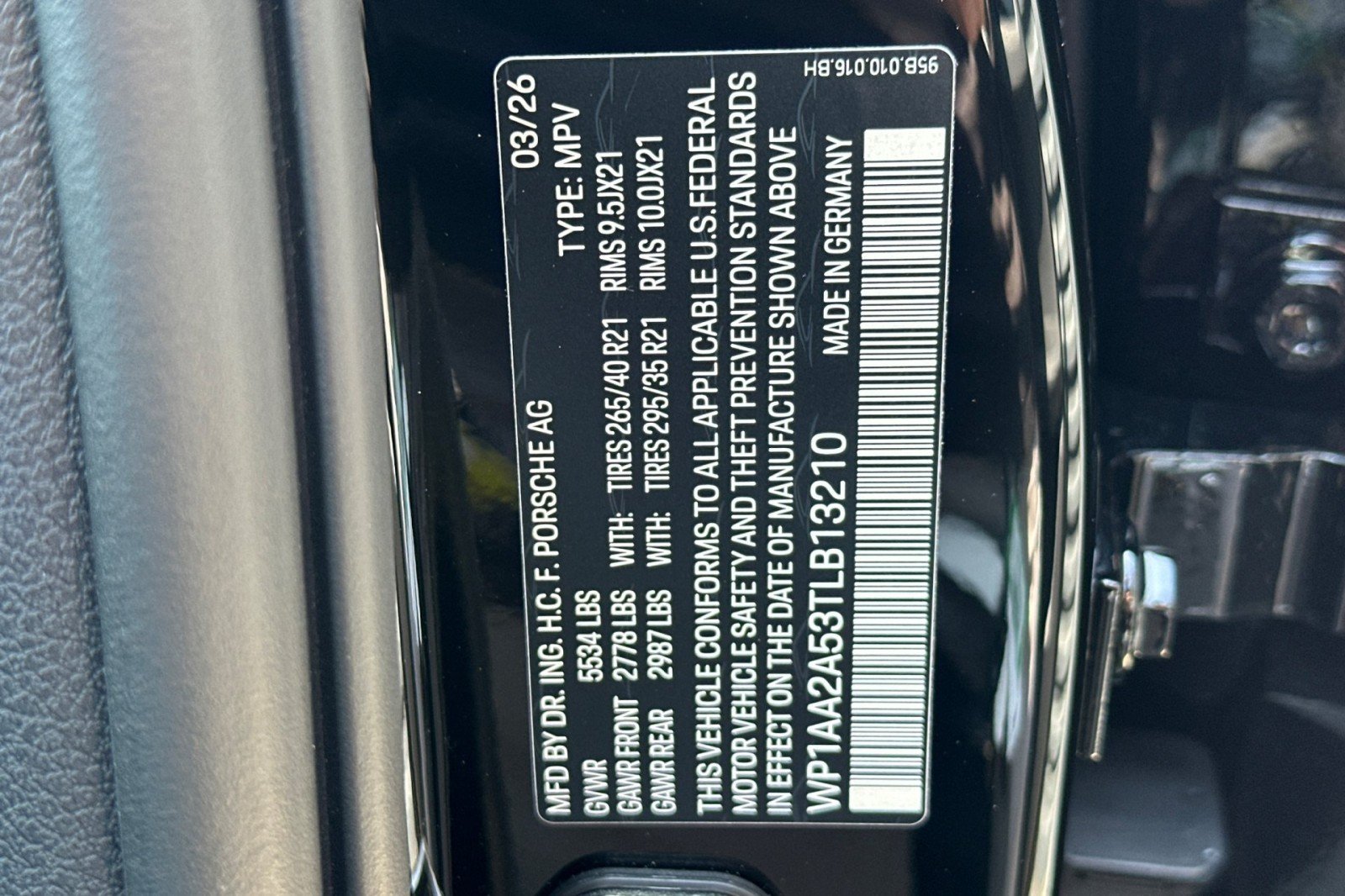 New 2026 Black Porsche AWD image 29