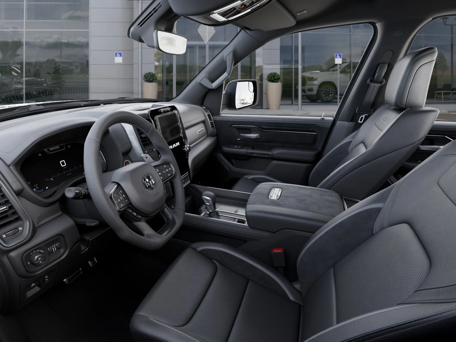 New 2026 Diamond Black Crystal Pearl-Coat Exterior Paint RAM RHO image 48