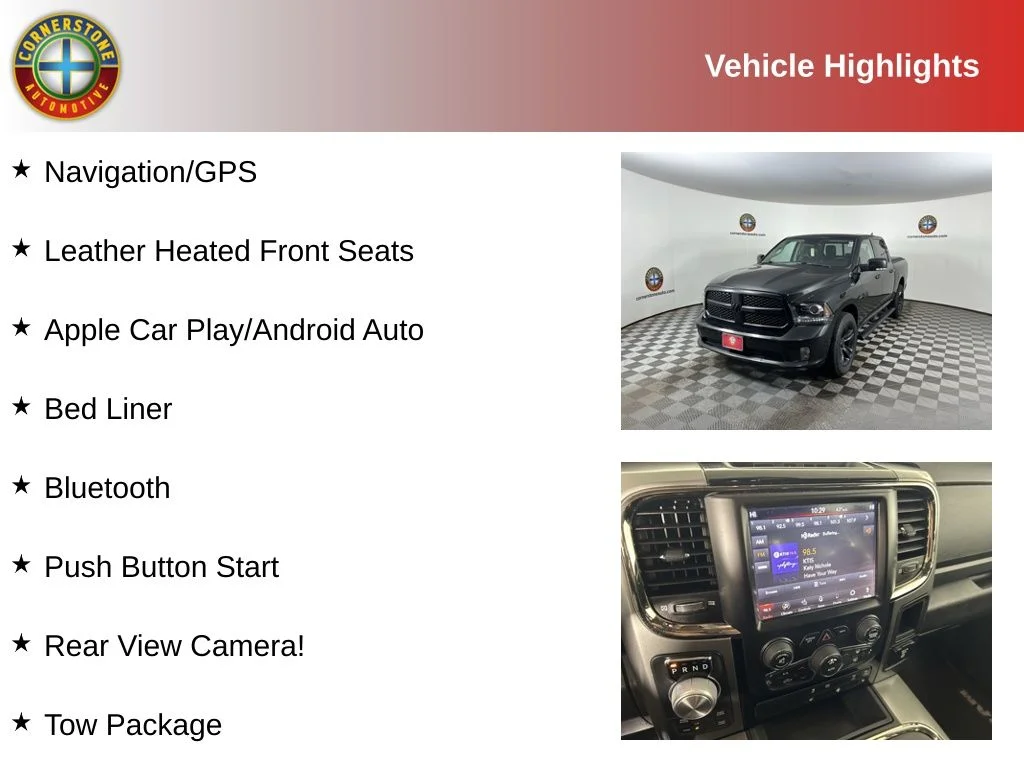 Used 2018 RAM Ram 1500 Pickup Night with VIN 1C6RR7MT2JS157942 for sale in Elk River, Minnesota