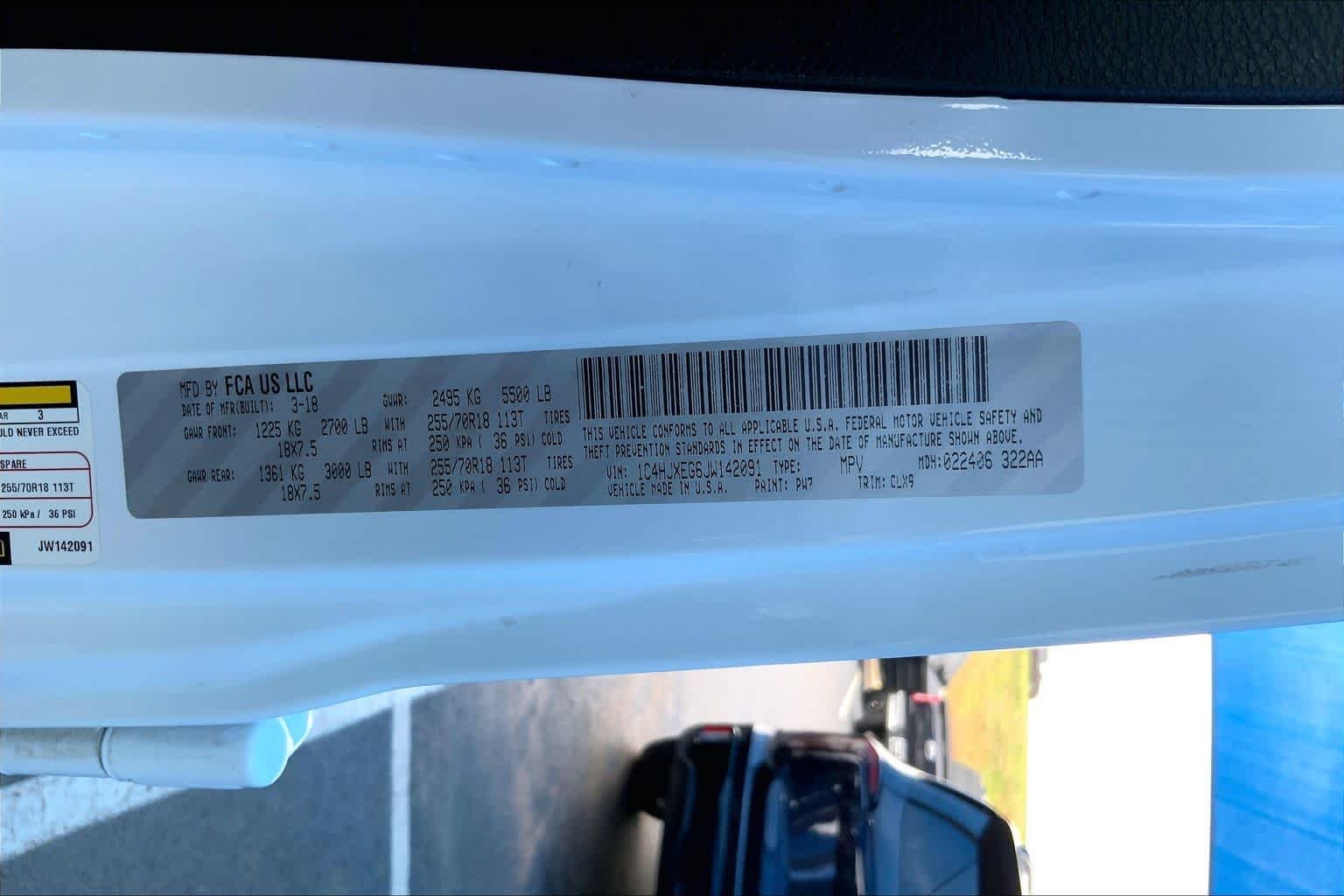 Used 2018 Bright White Clearcoat Jeep Sahara image 36