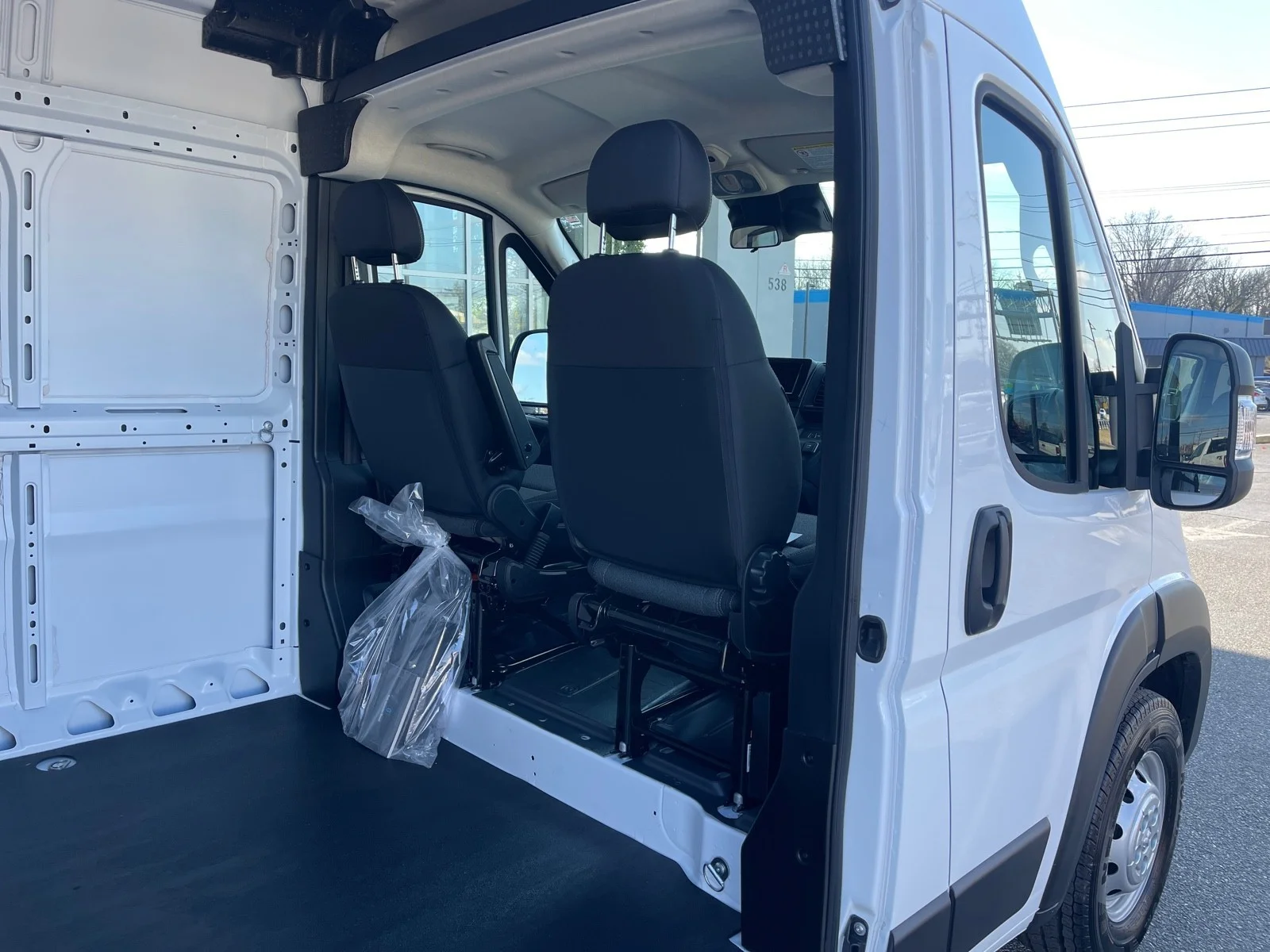 Used 2023 Bright White Clearcoat Ram High Roof image 39