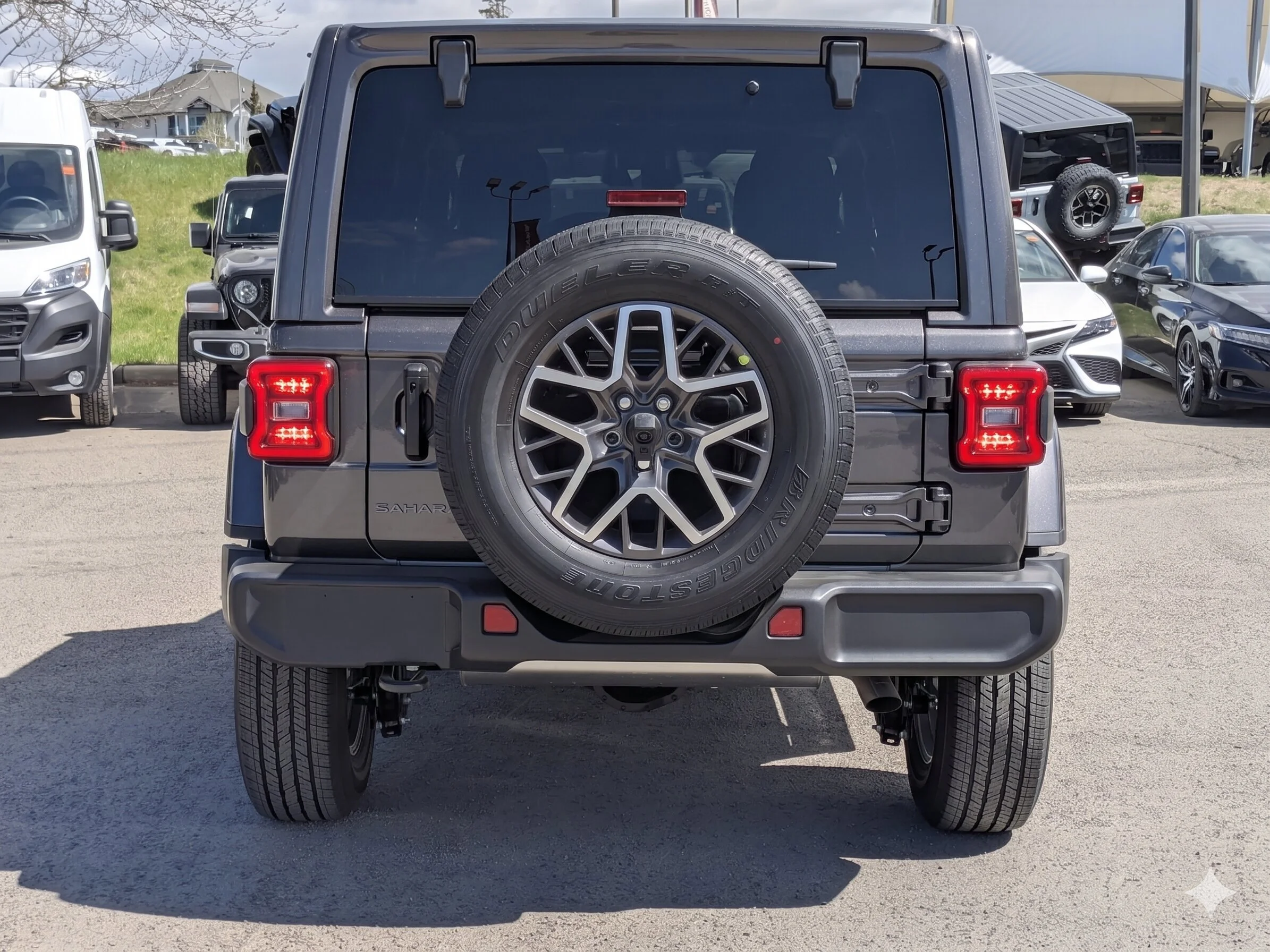 New 2026 Grey Jeep Sahara - - Body-Color Top - Side Steps - 2.0L Turbo - Remote Start & tons more! image 7