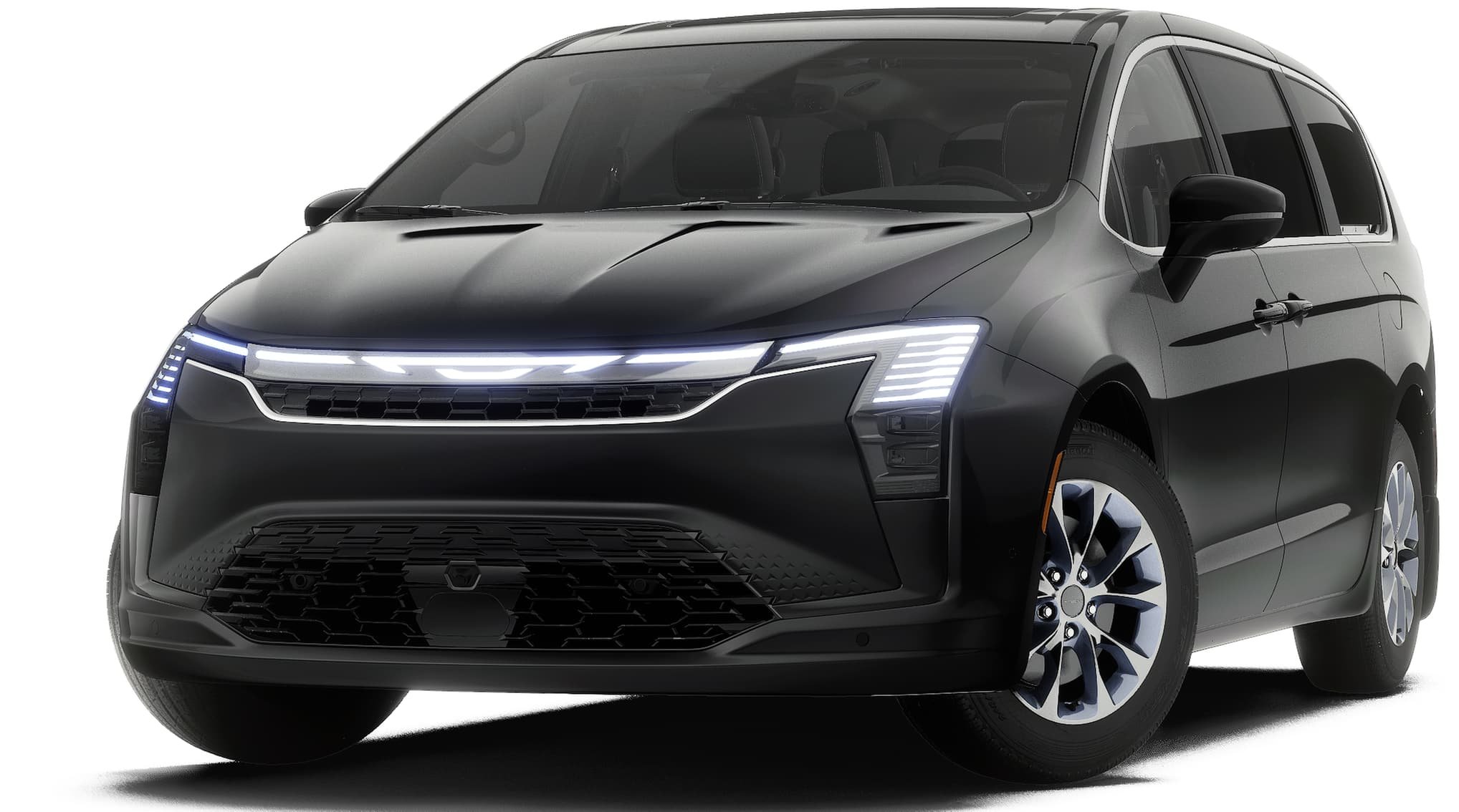Diamond Black Crystal Pearl-Coat Exterior Paint 2027 Chrysler Pacifica Select AWD Minivan All-Wheel Drive