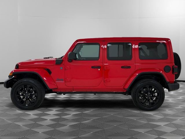 Used 2025 Jeep Wrangler 4xe Sahara 4XE with VIN 1C4RJXP61SW586246 for sale in Urbandale, IA