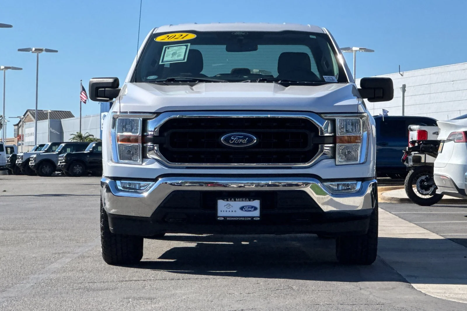 Certified Used 2021 White Ford XLT image 8