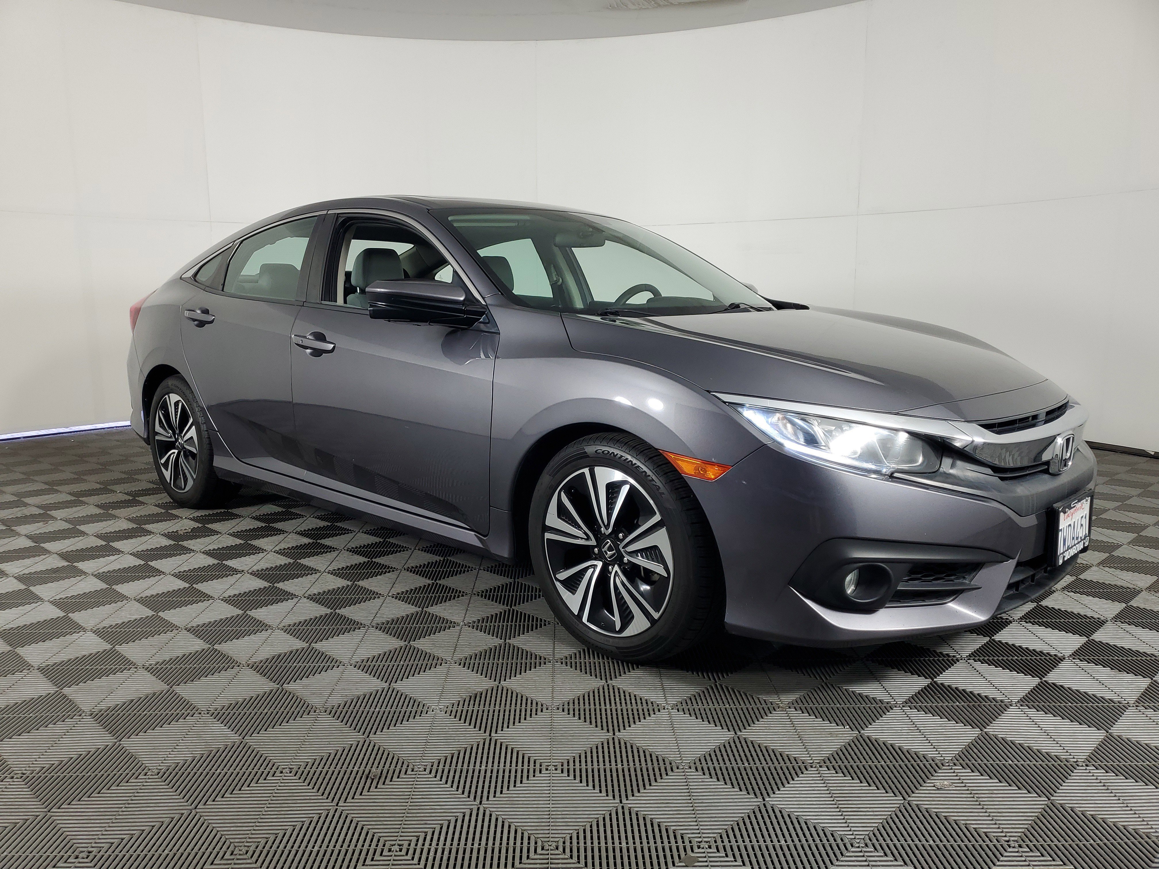 Used 2016 Honda Civic EX-T with VIN 2HGFC1F33GH658945 for sale in Monrovia, CA